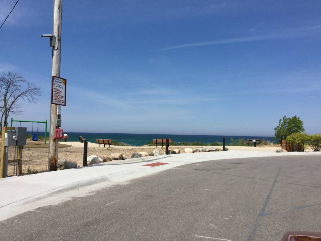 Ride a Bike to Beach Park with Benches to Watch Sunset.